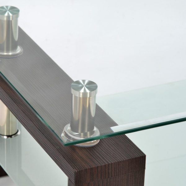 Glass Center Table Wenge-2