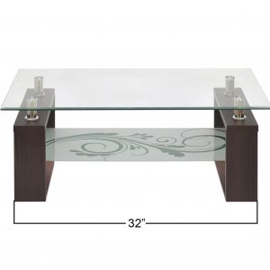 Glass Center Table Wenge