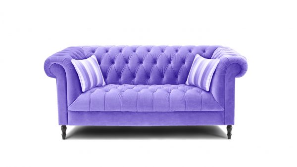 Two Seater Sofa Purple
