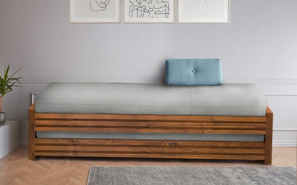 Solid Wood Sofa cum-3