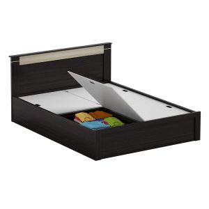 Queen Bed with Box Storage (Wenge1)
