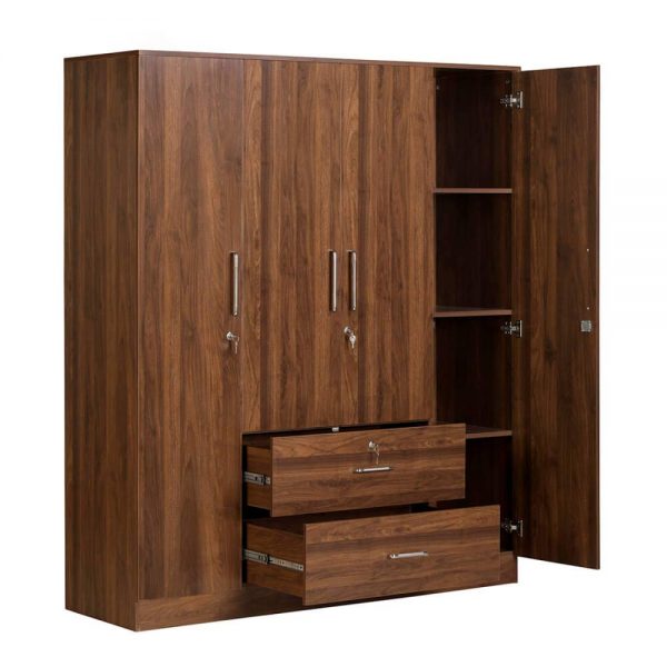 Wardrobe with Middle Drawers3